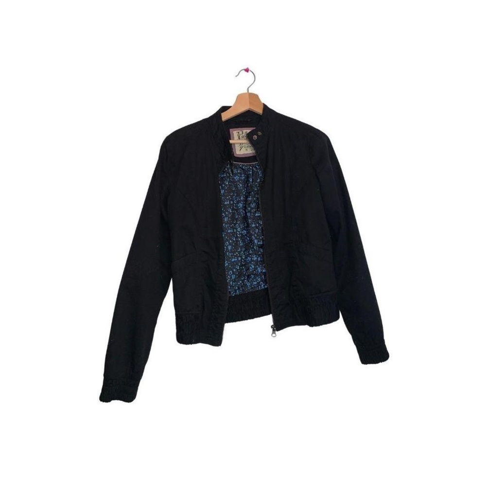 Black whimsigoth biker style jacket